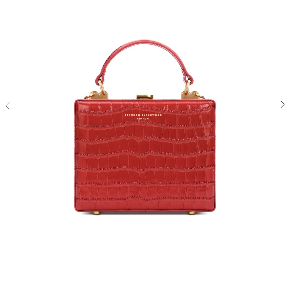 Brandon Blackwood croc embossed trunk